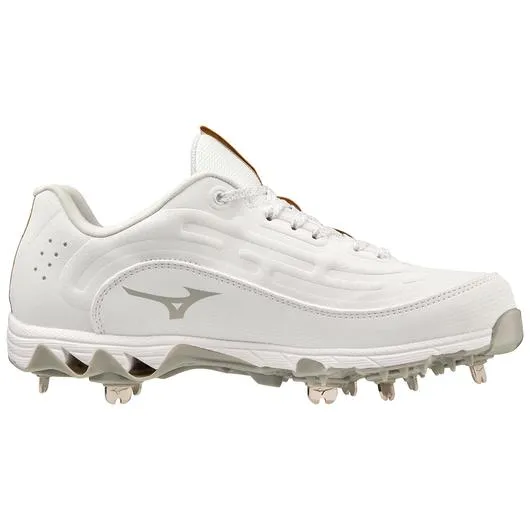 Mizuno 9 Spike Swift 8 Low Women’s Metal Softball Cleat - White