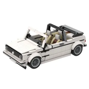 MOC  Compatible  B Technical Car Set Classic Convertible Sports Car MOC Supear City Racers Sets Building Blocks Bricks High Tech Toys