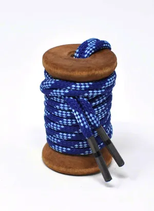 Navy & Light Blue Classic Round Golf Laces