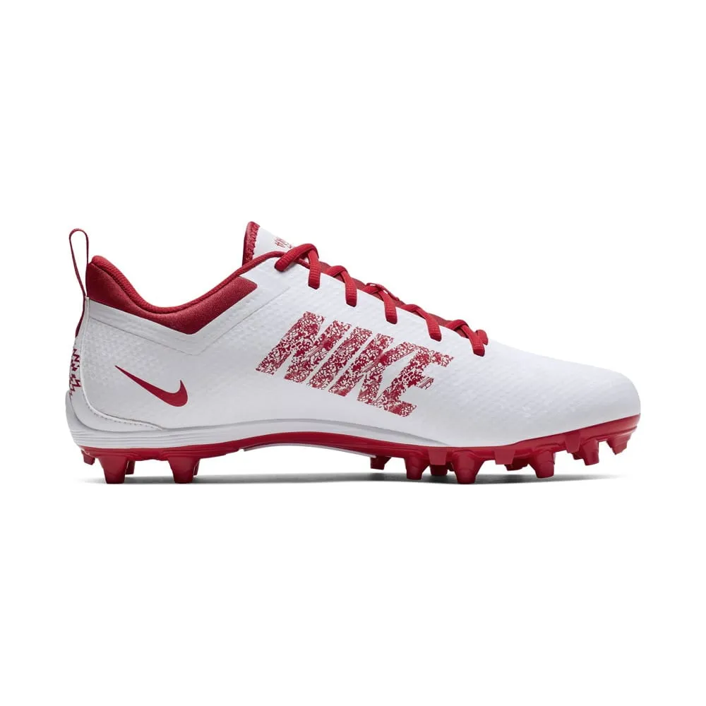 Nike Alpha Huarache 7 Varsity Low White/Red Lacrosse Cleats