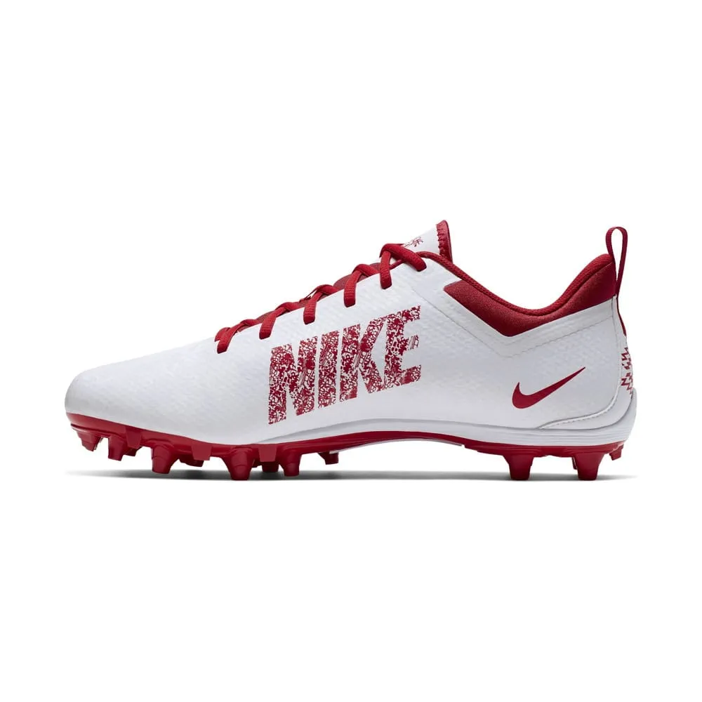 Nike Alpha Huarache 7 Varsity Low White/Red Lacrosse Cleats