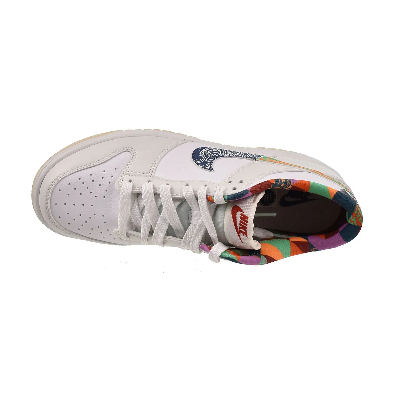 Nike Dunk Low (GS) Big Kids' Shoes White-Multi-Color Paisley