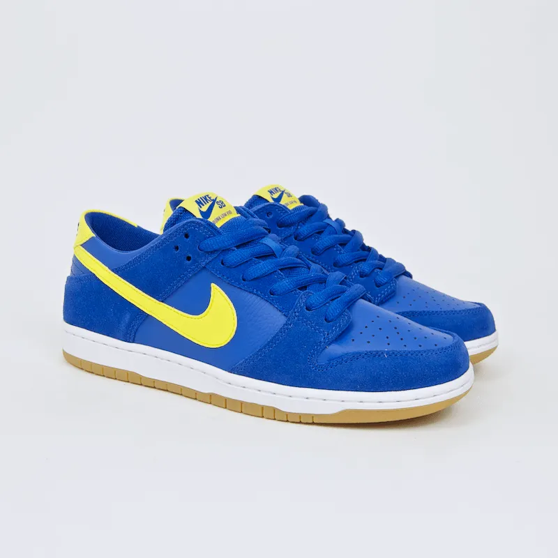 Nike SB - Dunk Low Pro Shoes - Varsity Royal / Lightening - White