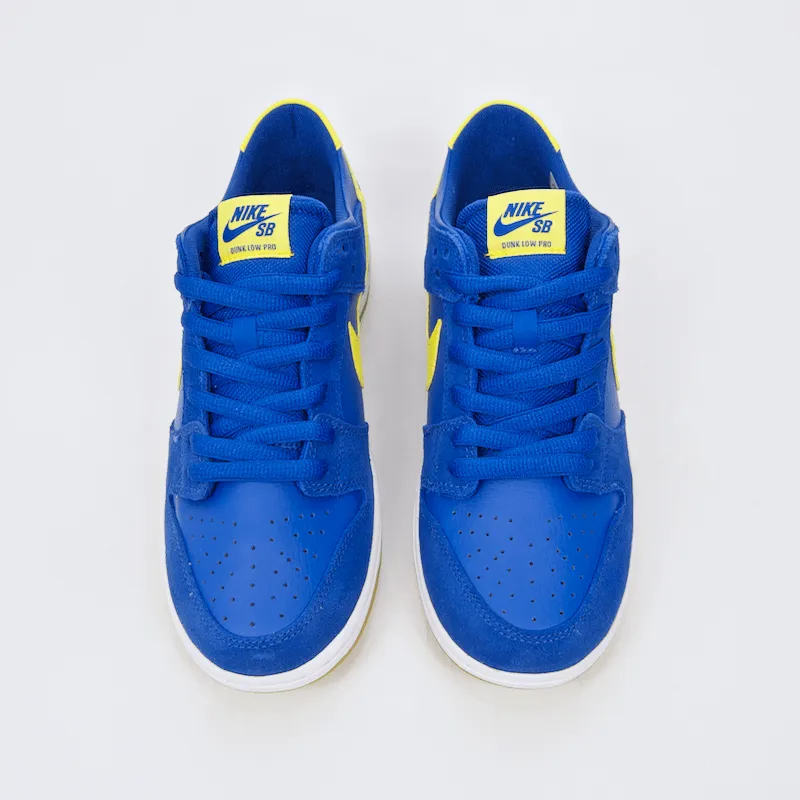 Nike SB - Dunk Low Pro Shoes - Varsity Royal / Lightening - White