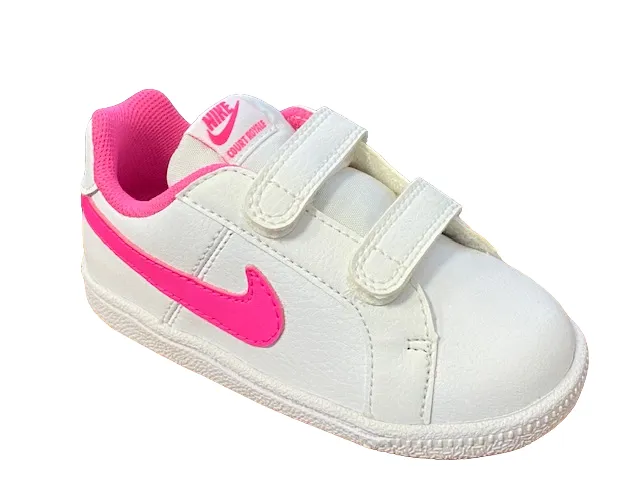 Nike scarpa sneakers da bambina Court Royale 833656 106 bianco