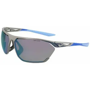 Nike Sun Stratus M Sunglasses - Satin Gunmetal/Milky Blue Mirror