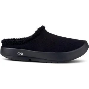 Oofos Men's OOCoozie Mule Shoe Black