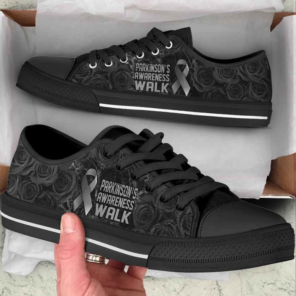 Parkinson's Shoes Awareness Walk Low Top Shoes, Best Canvas Shoes, Low Top Sneaker