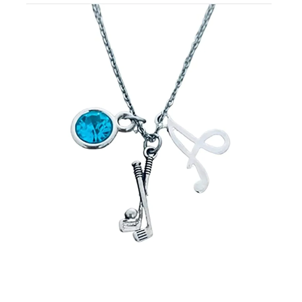 Personalized Golf Necklace