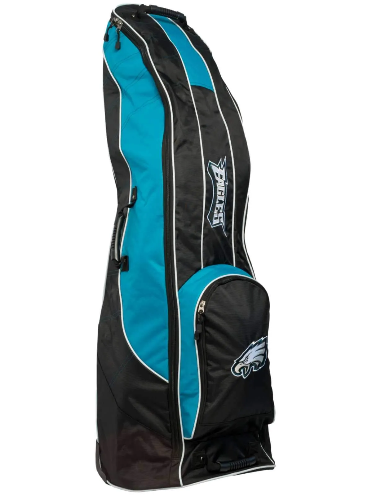 Philadelphia Eagles Team Golf Black Golf Clubs Wheeled Luggage Travel Bag