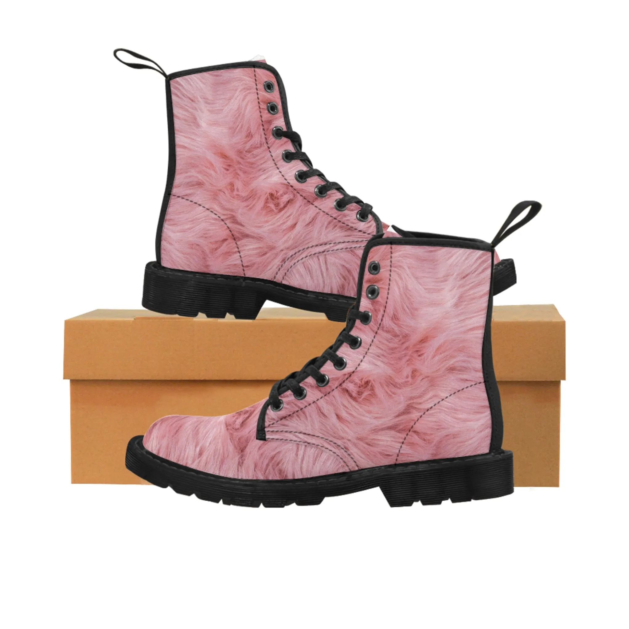 Pink Teddy - Inovax Men's Canvas Boots