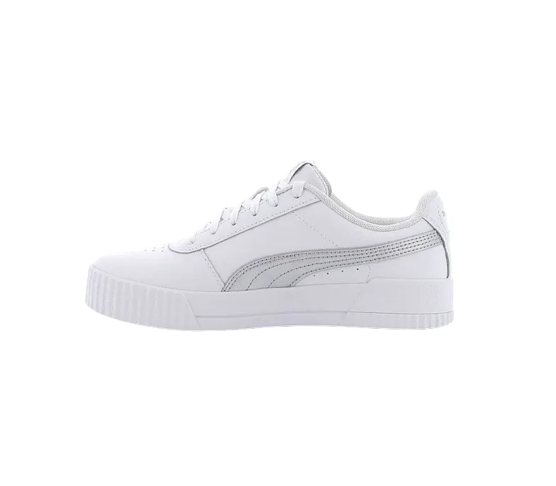 Puma scarpa sneakers da donna Carina L 370325 18 bianco