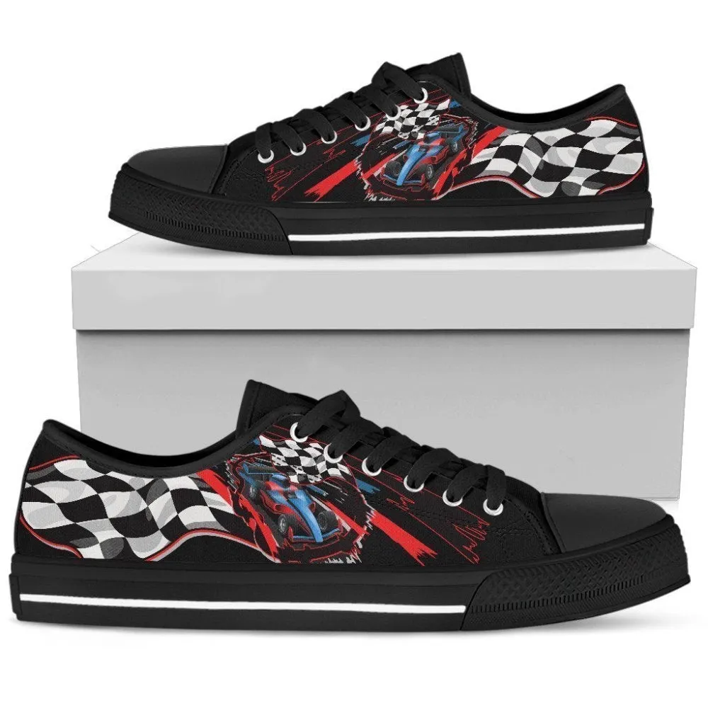 Racing Women's Low Top Shoes  , Low Top Sneaker, Low Top Canvas Shoes