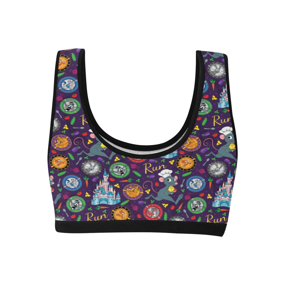 Ratatouille Wine And Dine Race Women's Sports Bra