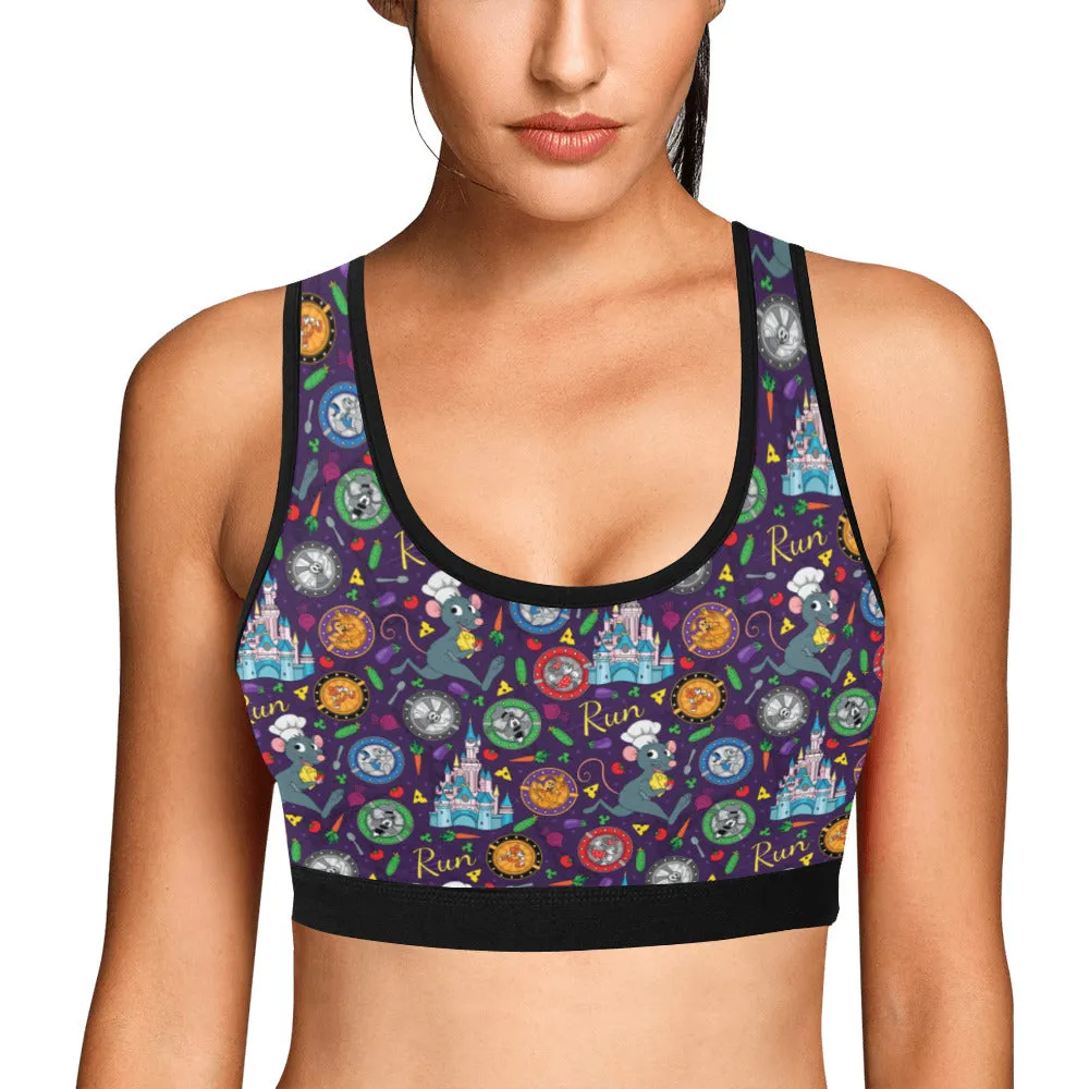 Ratatouille Wine And Dine Race Women's Sports Bra