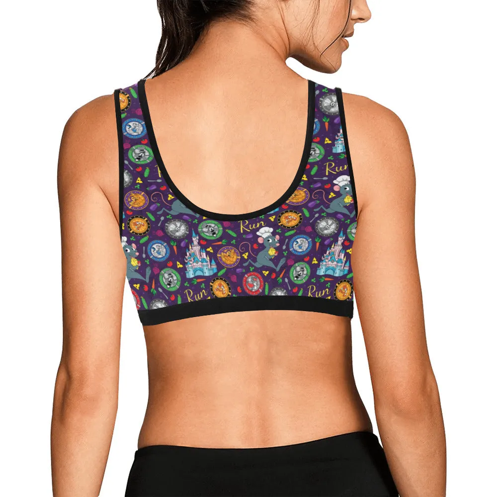 Ratatouille Wine And Dine Race Women's Sports Bra