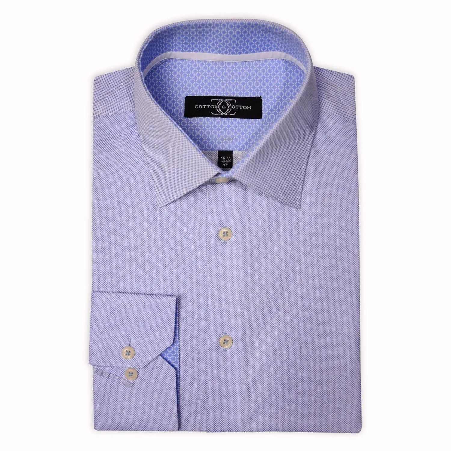 Sports Shirt Mid Blue Royal Oxford