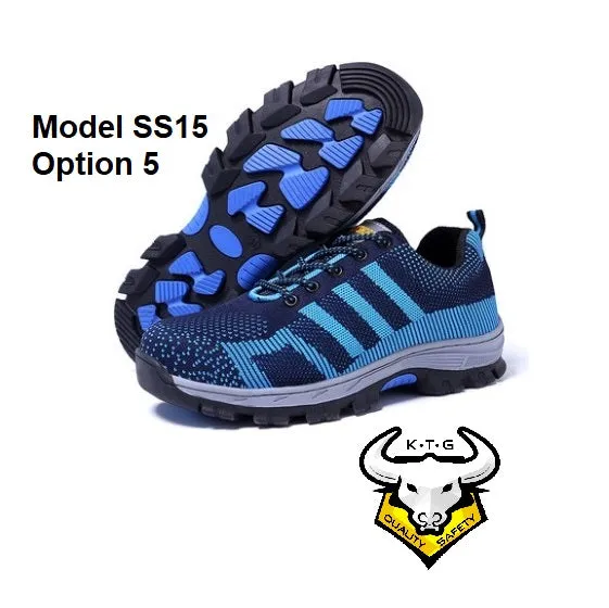 Steel Toe Sports Safety Shoes - Model SS15 (Option 5)