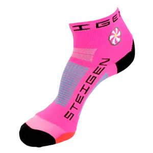 Steigen - Quarter Length Running Socks - Pink