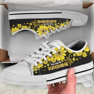 Sunshine Low Top Shoes Sneaker, Low Top Sneaker, Low Top Canvas Shoes