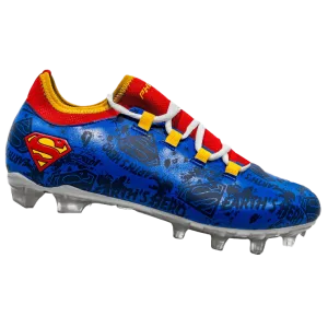 Superman Football Cleats - Velocity 2.0 by Phenom Elite