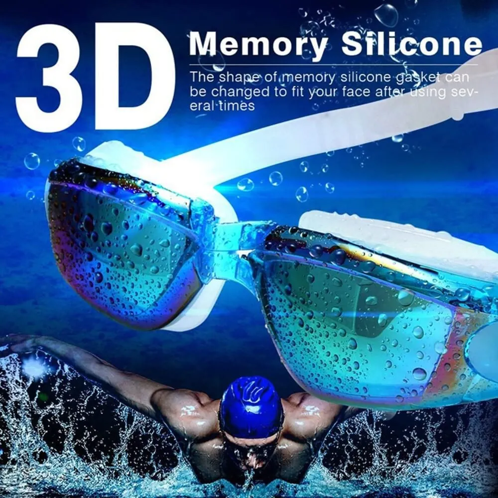 Swim Goggles No Leaking Anti Fog UV Protection Swimming Goggles for Women and Men