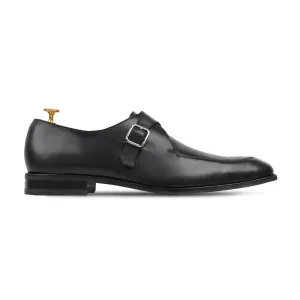 Tavistock - Men's Black Calf Leather Single Monkstrap Shoe