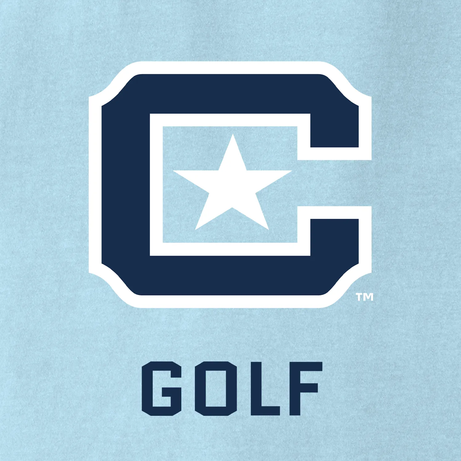 The Citadel C, Club Sports Golf,  Comfort Colors ® Heavyweight Ring Spun Tee