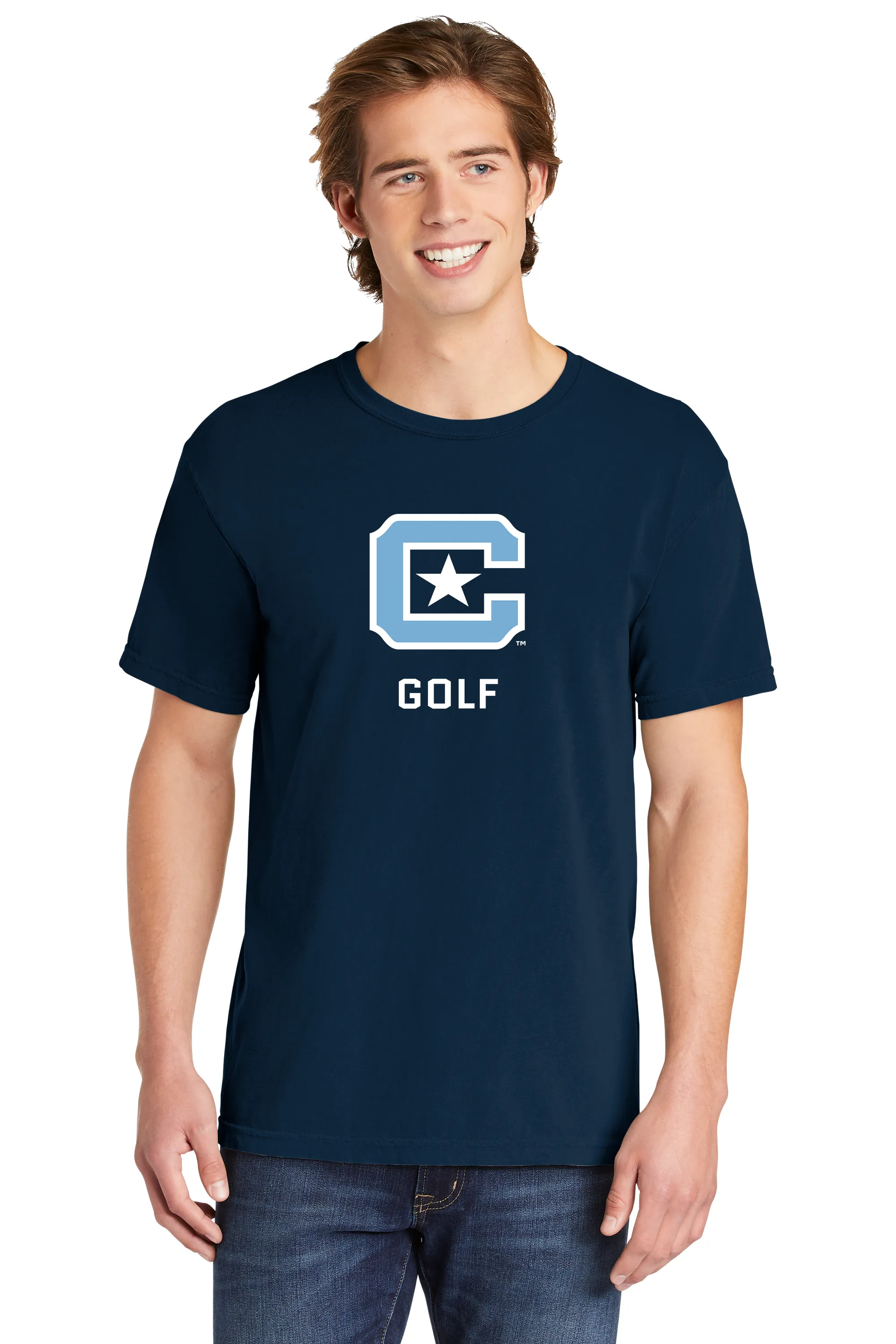 The Citadel C, Club Sports Golf,  Comfort Colors ® Heavyweight Ring Spun Tee