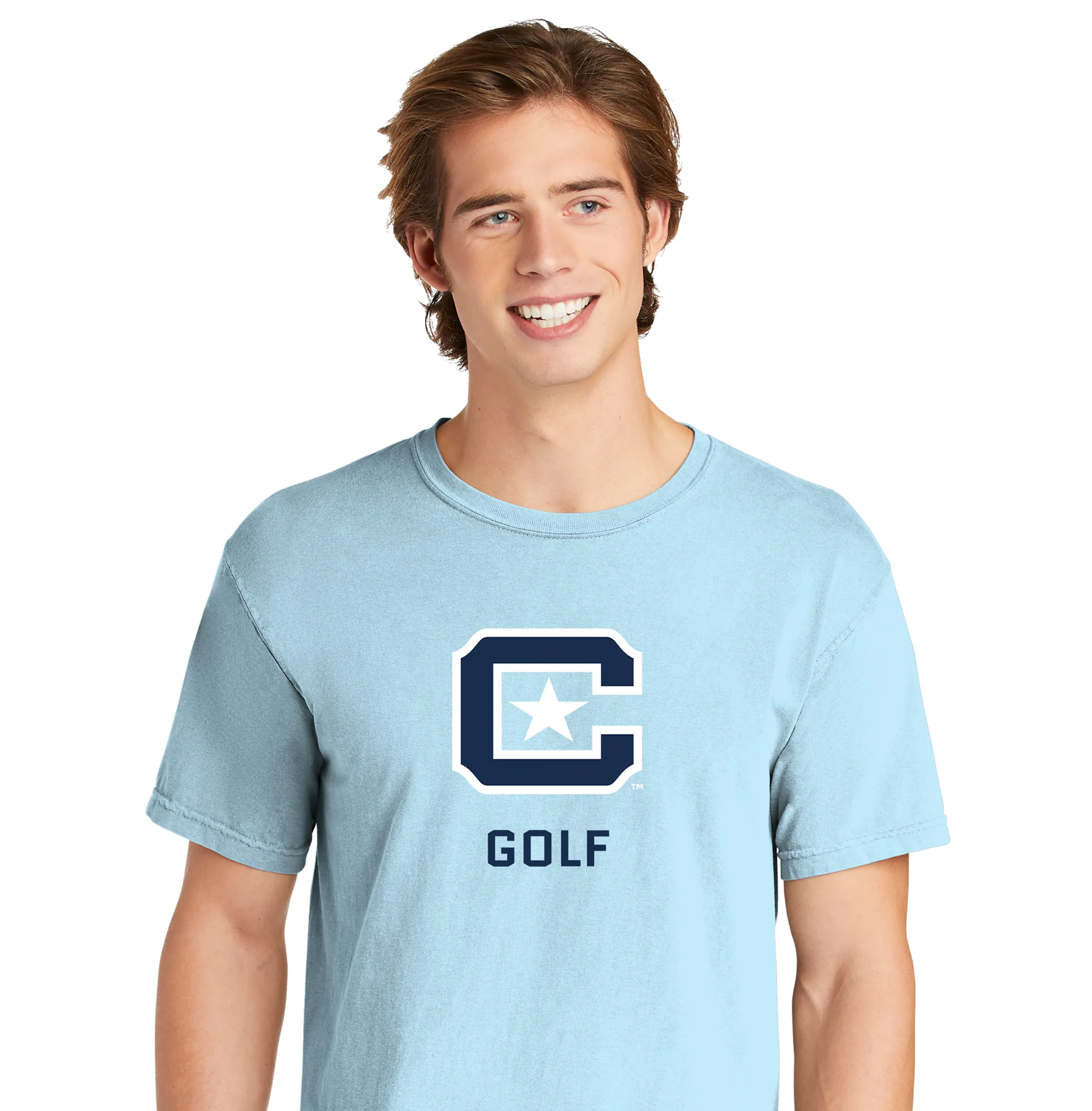 The Citadel C, Club Sports Golf,  Comfort Colors ® Heavyweight Ring Spun Tee