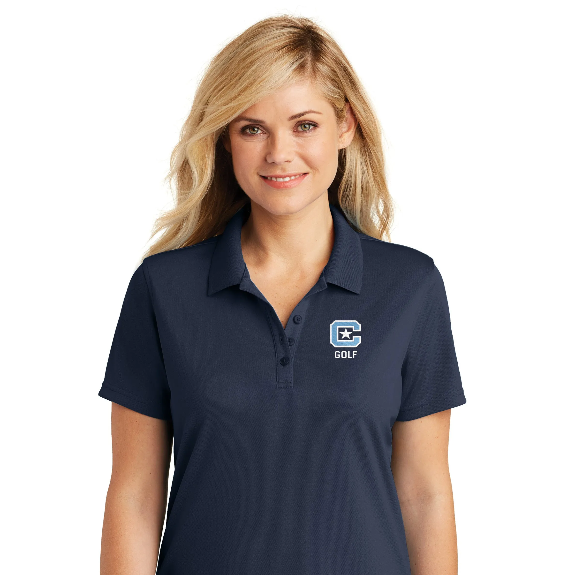 The Citadel, C Star, Club Sports-Golf  Port Authority® Ladies Dry Zone® UV Micro-Mesh Polo