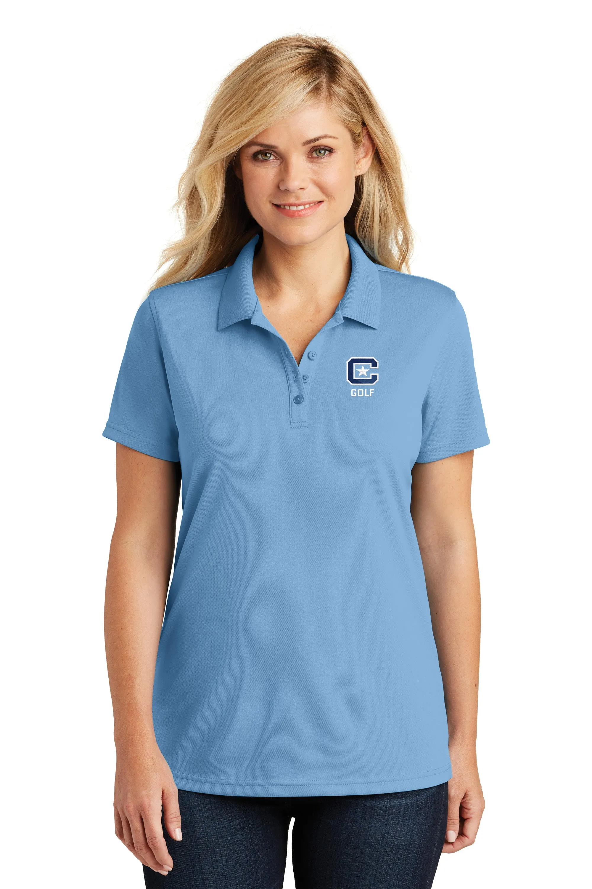 The Citadel, C Star, Club Sports-Golf  Port Authority® Ladies Dry Zone® UV Micro-Mesh Polo