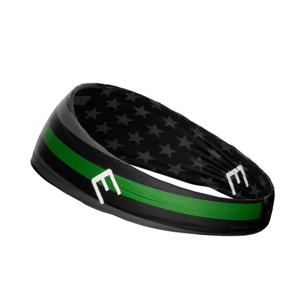 Thin Green Line Headband