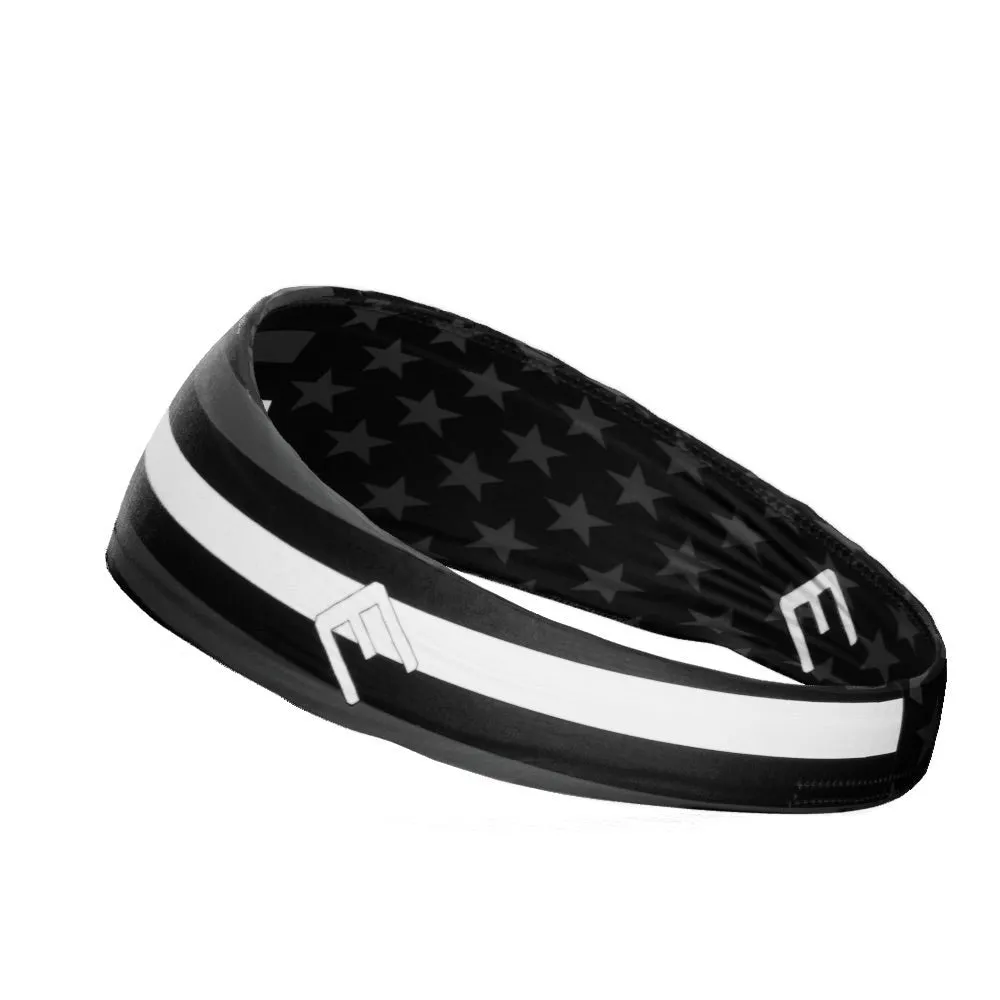 Thin White Line Headband