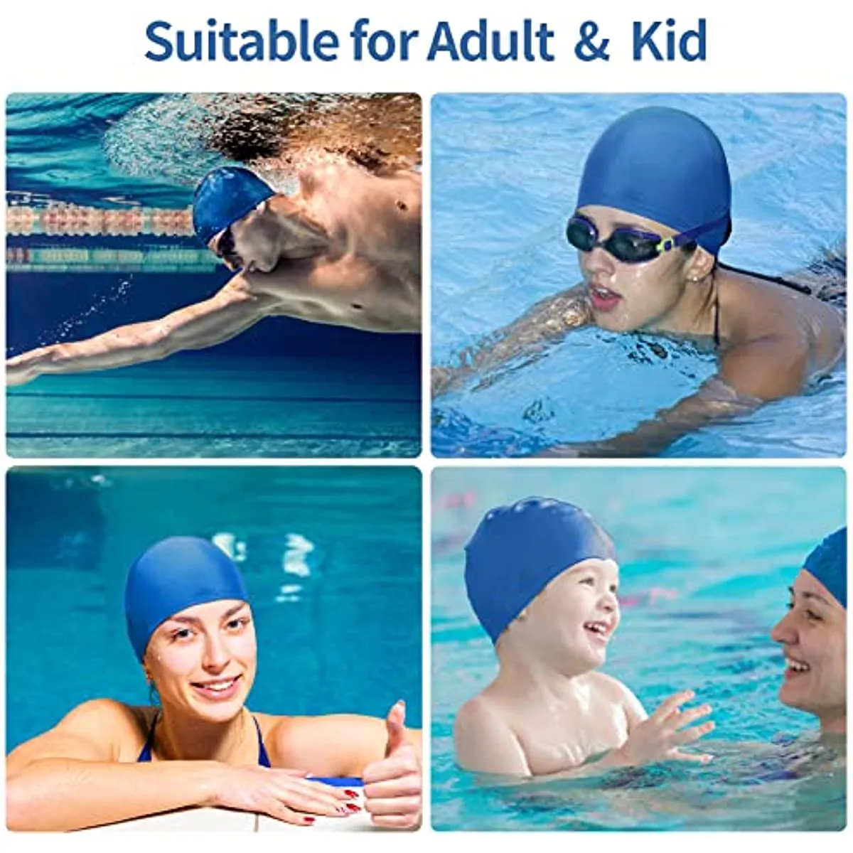 Ultimate Unisex Swimming Cap for Cool Comfort in Water