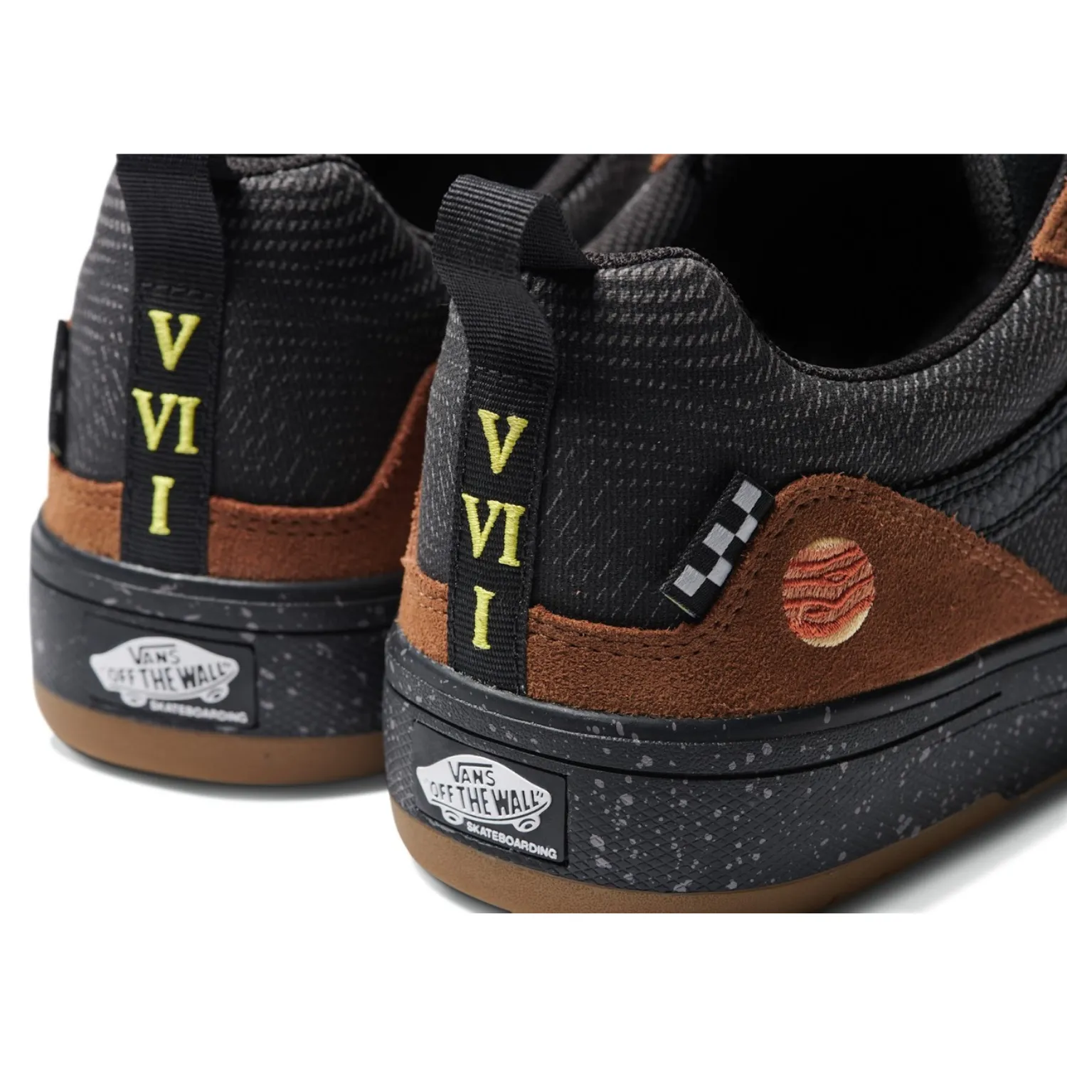 Vans Zahba (Zion Wright) Brown/Multi - Men's Skate Shoe