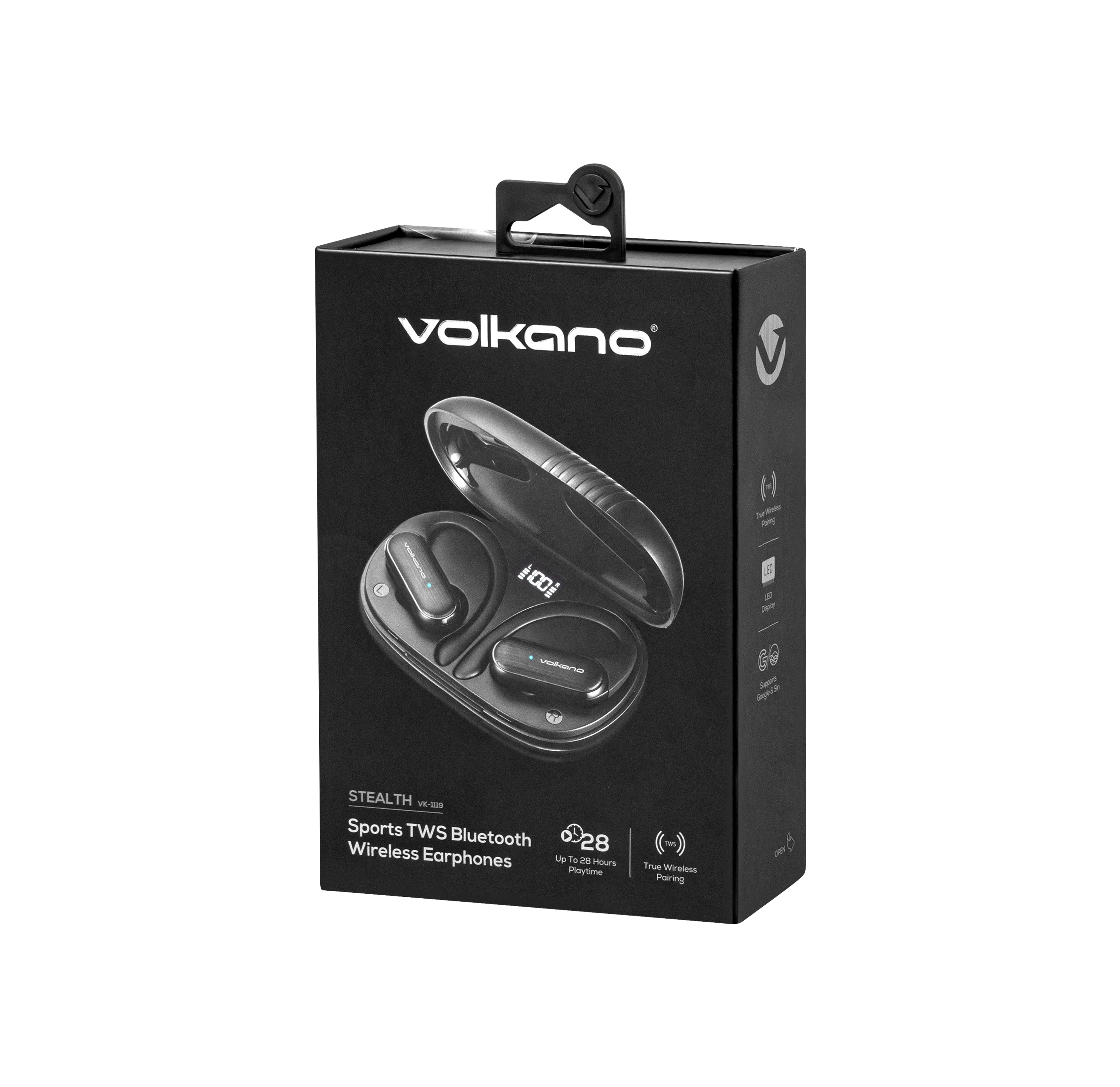 Volkano Stealth Series Sports TWS Earphones   Case