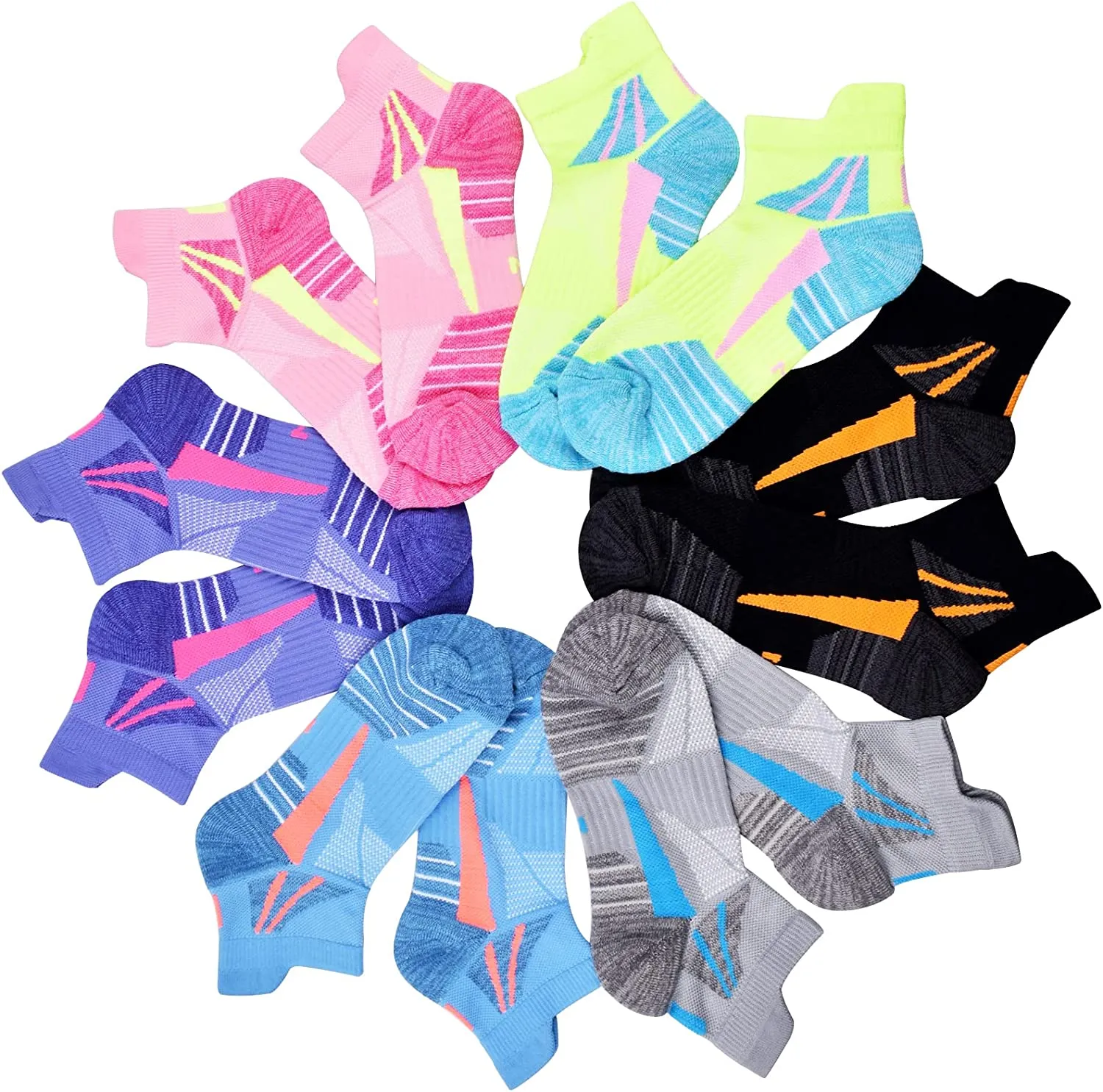 Wholesale Women's Ankle Socks Athletic Cushioned Breathable Performance Sport Tab Cotton Quarter Women's Running Socks