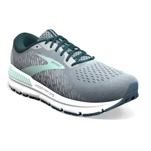 Women's Brooks Addiction GTS 15 Color: Grey/ Navy/ Aqua