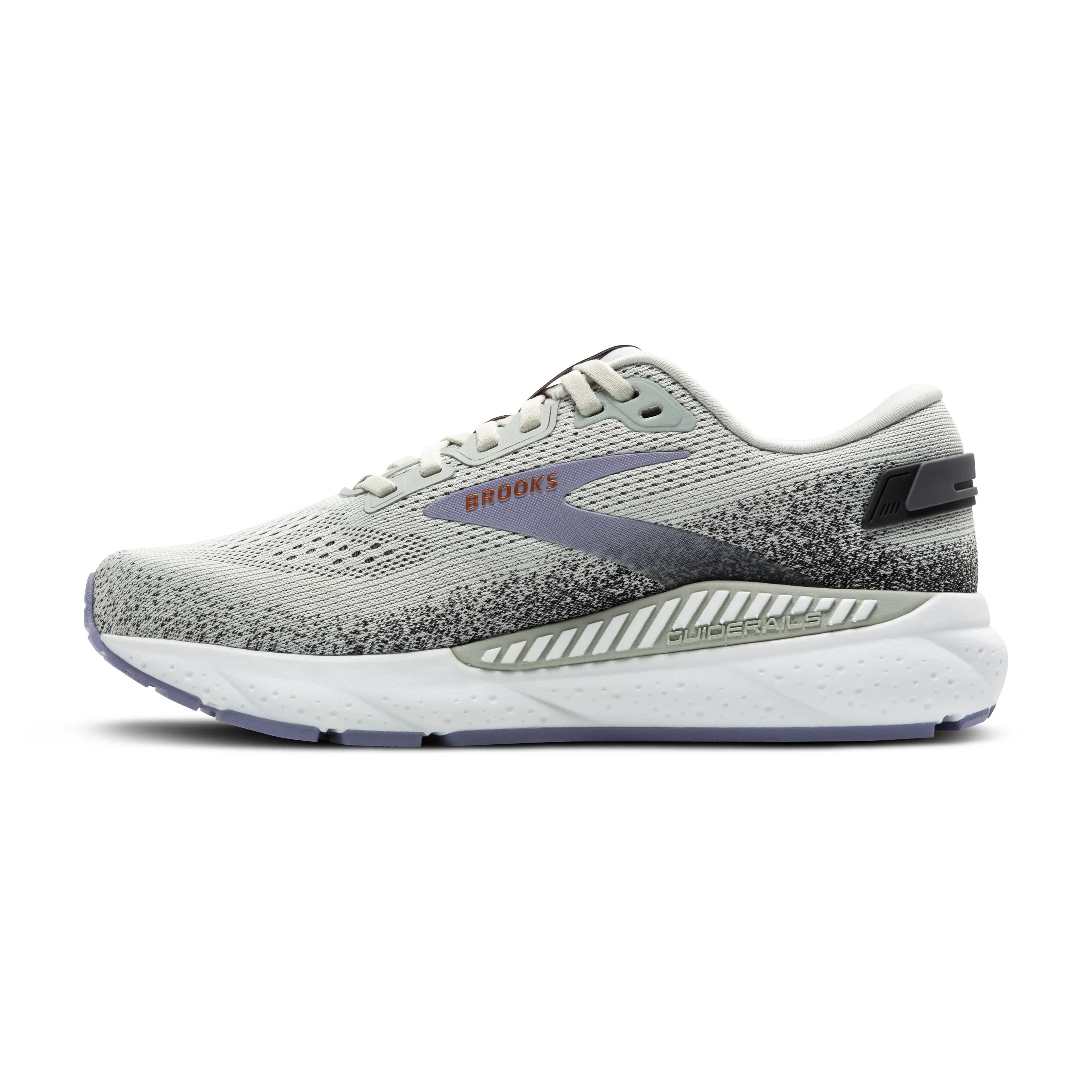 Women's Brooks Ariel GTS 24 Color: Mercury/ Ebony/ Lavender (WIDE WIDTH)