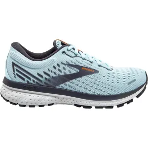 Women's Brooks Ghost 13 Light Blue/Blackened Peral/White Mesh