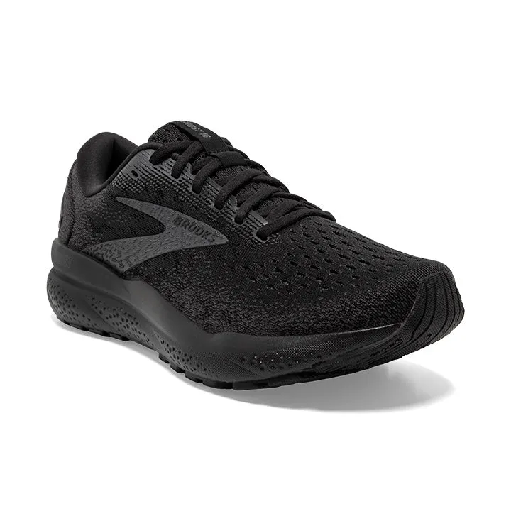 Women's Brooks Ghost 16  1204071B020 Color: Black/Black/Ebony