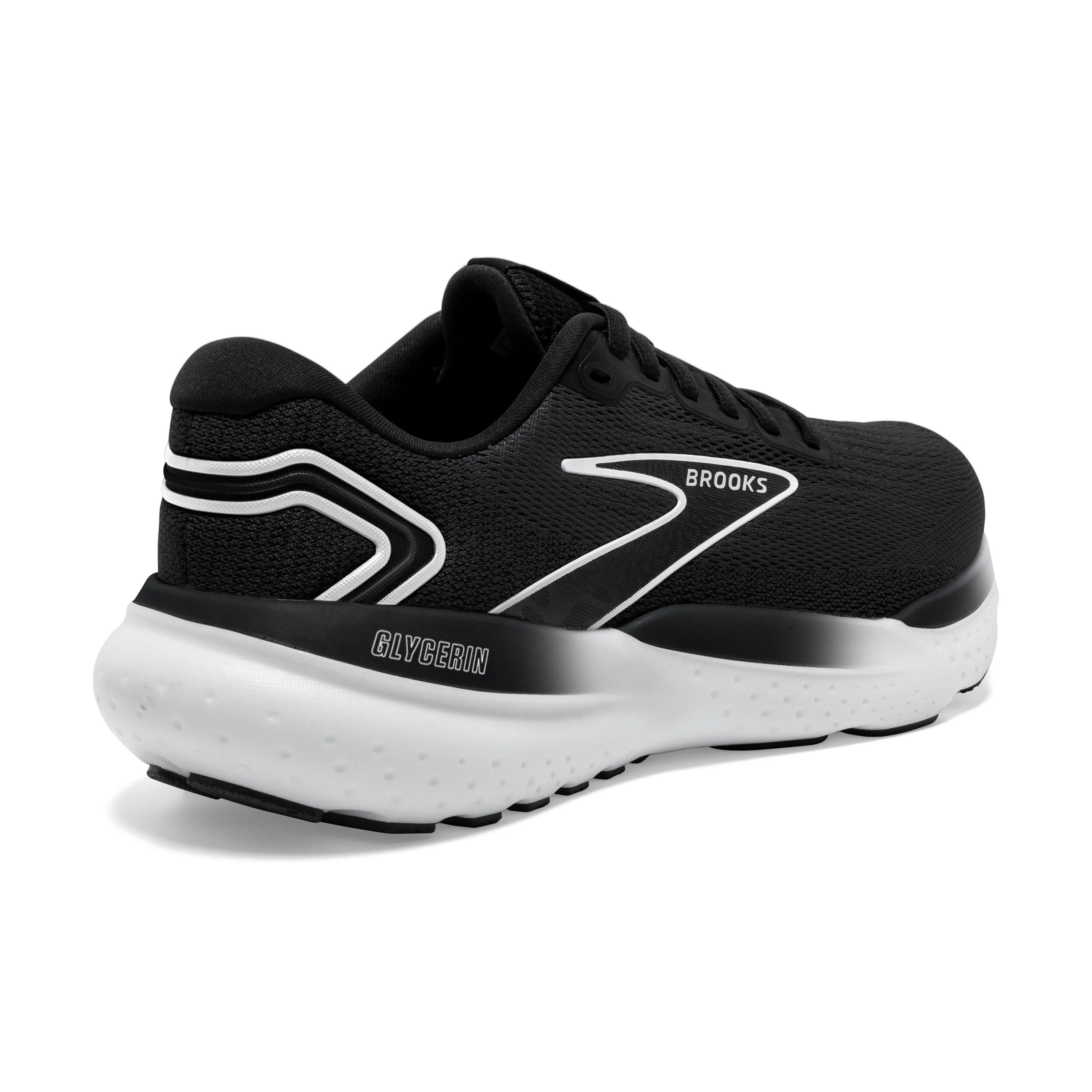 Women's Brooks Glycerin 21 Color: Black / Grey/ White (WIDE WIDTH)