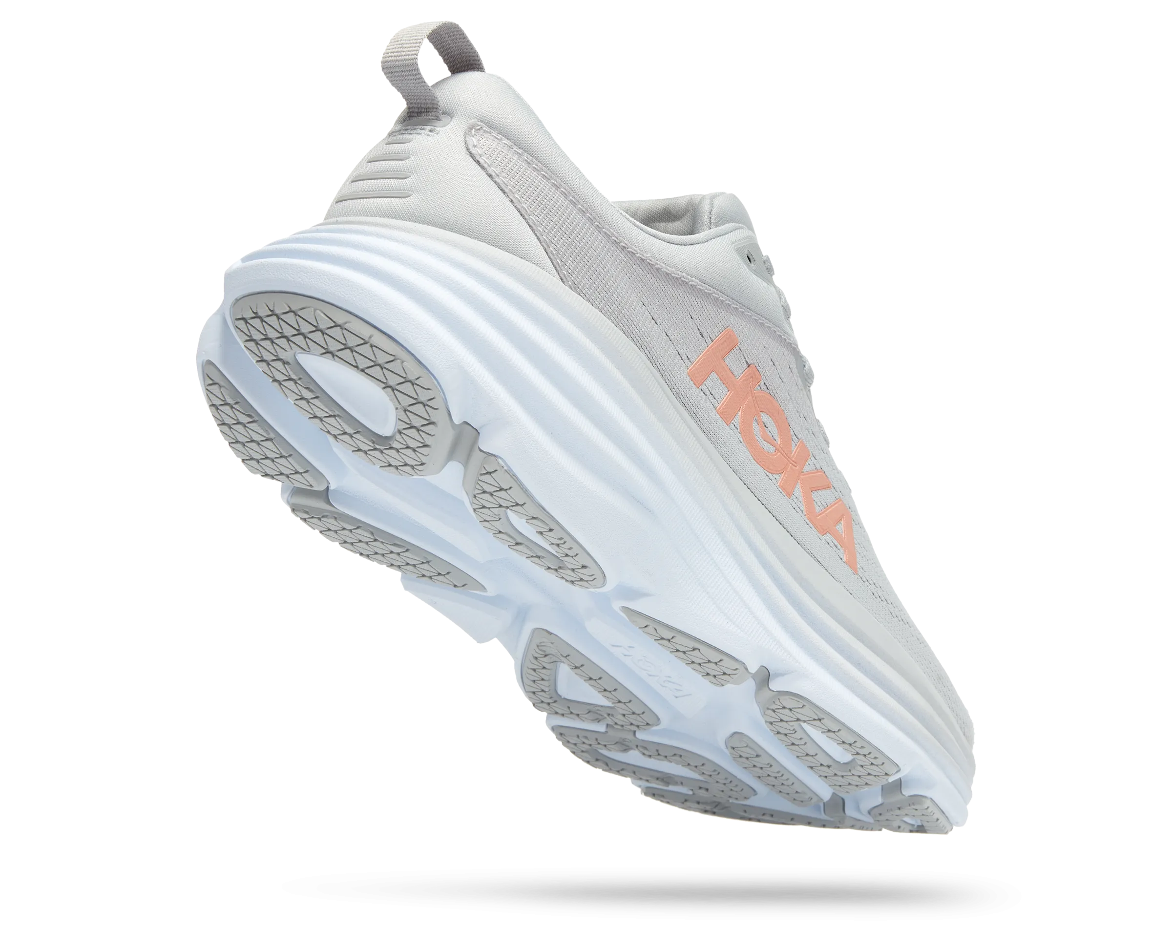 Women's Hoka Bondi 8 Color:  Harbor Mist / Lunar Rock (WIDE WIDTH)