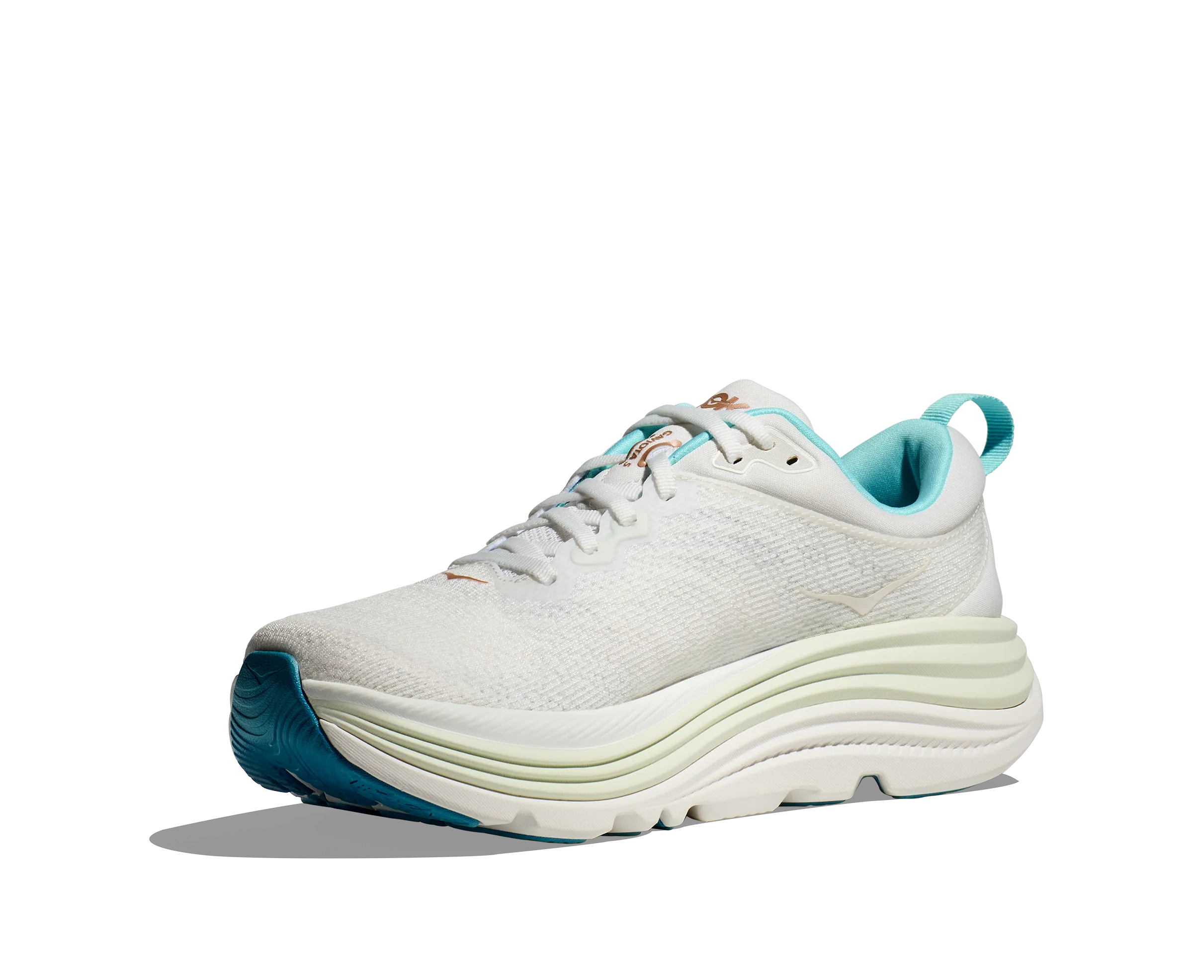 Women's Hoka Gaviota 5 Color: Frost / Rose Gold