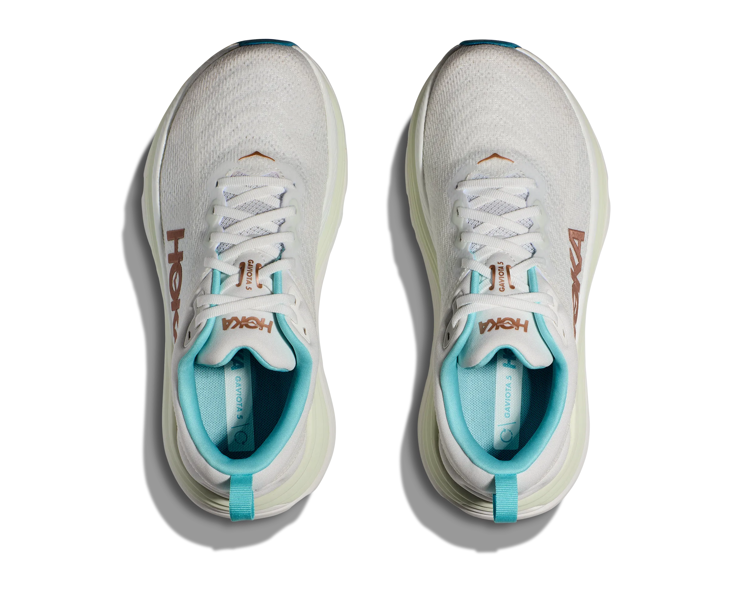 Women's Hoka Gaviota 5 Color: Frost / Rose Gold