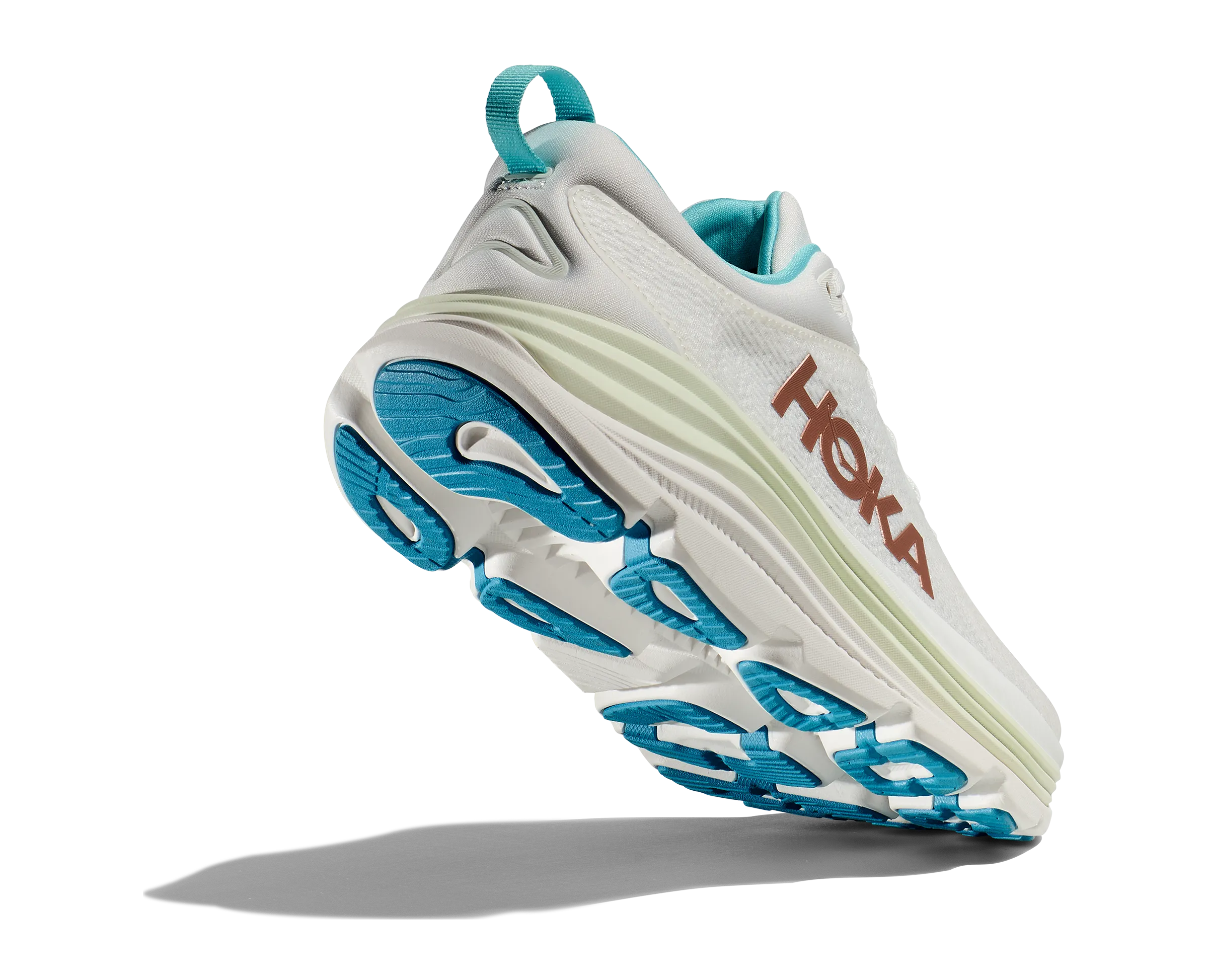 Women's Hoka Gaviota 5 Color: Frost / Rose Gold