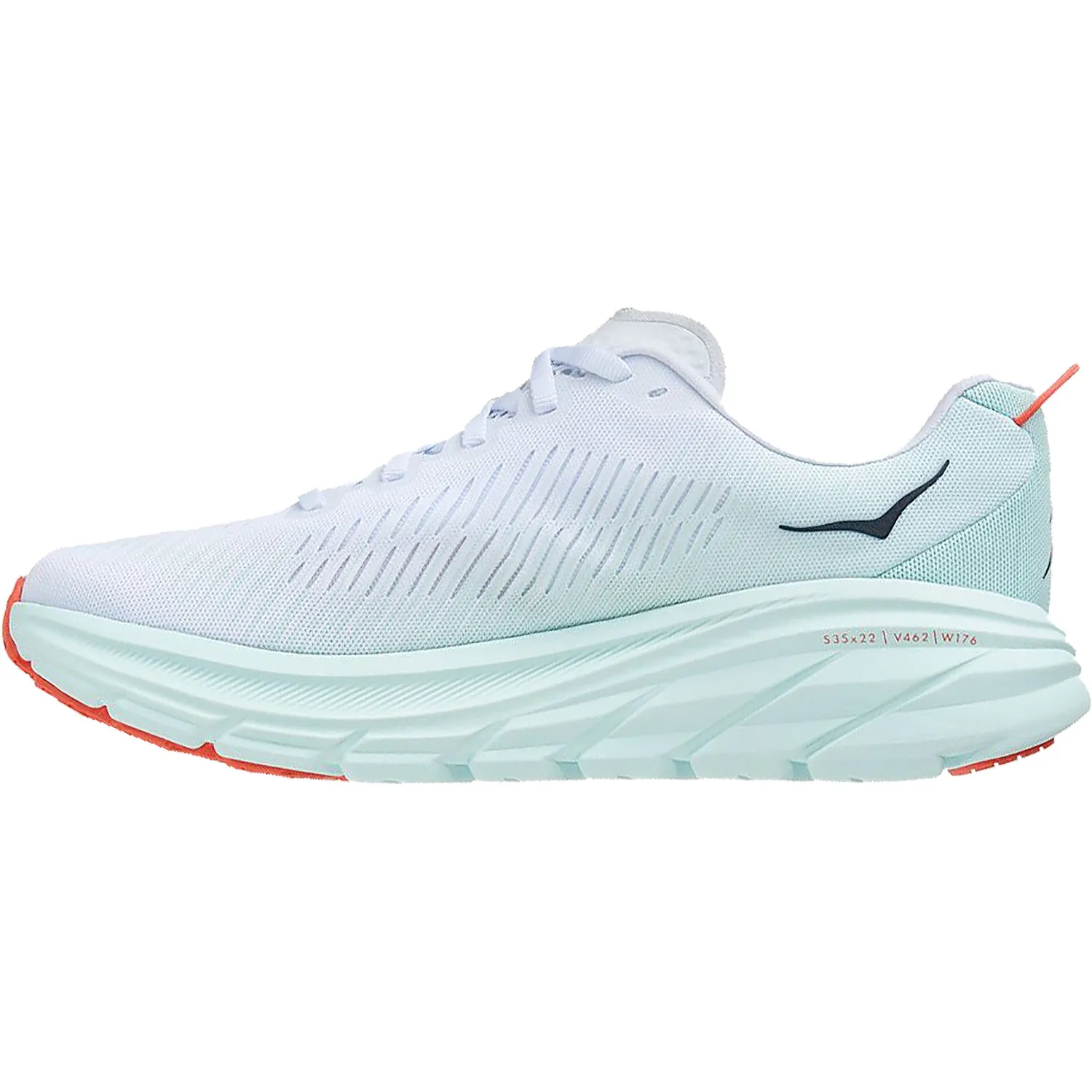 Women's Hoka One One Ora Rincon 3 White/Blue Glass Mesh