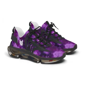 Women's Mesh Sneakers - Purple Tie-Dye