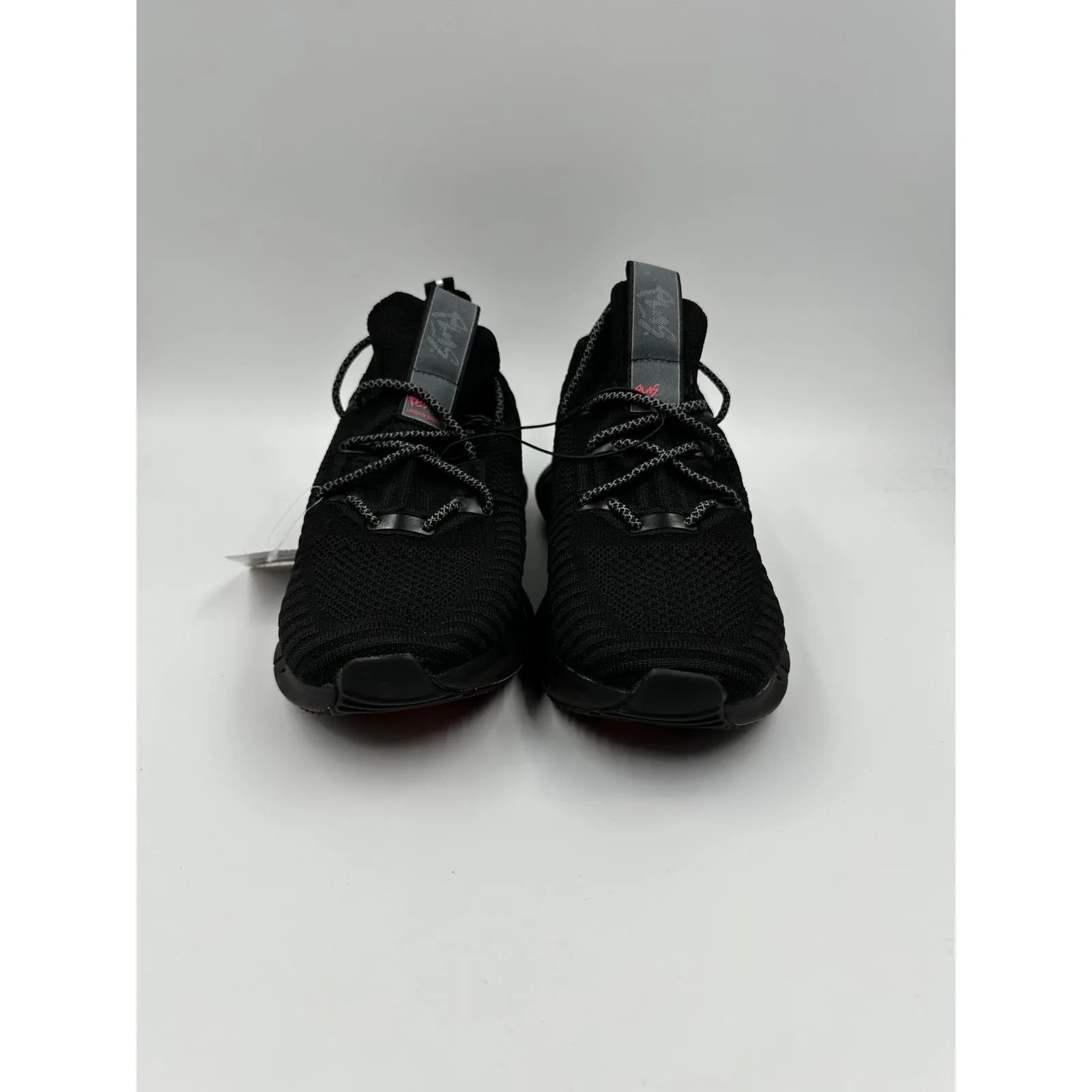 Women's Size 7.5, Black Knit Slip-on Yeezy Style Sneakers with Ultrafoam Sole